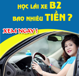 Học lái xe b2 bao nhiêu tiền